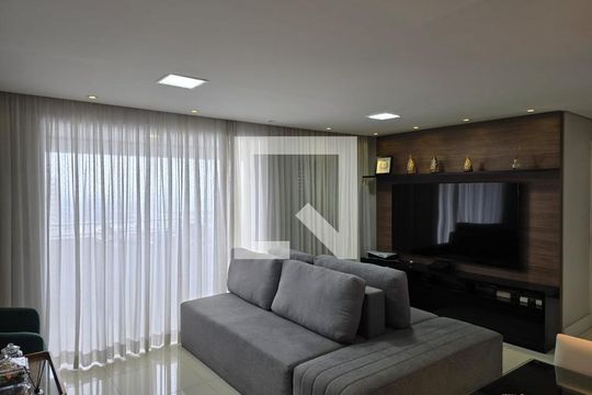 Sala  de apartamento para alugar com 3 quartos, 96m² em Vila Augusta, Guarulhos