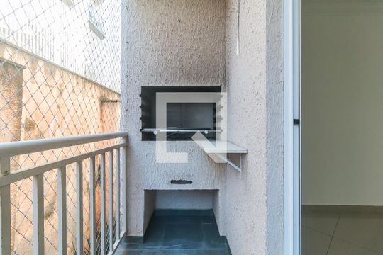 Varanda da Sala de apartamento para alugar com 2 quartos, 55m² em Vila Nova Aparecida, Mogi das Cruzes