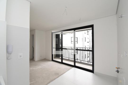 Sala e Cozinha de apartamento à venda com 2 quartos, 92m² em Juvevê, Curitiba