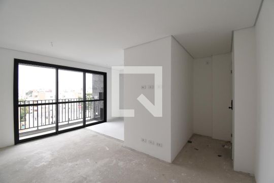 Sala e Cozinha de apartamento à venda com 2 quartos, 92m² em Juvevê, Curitiba
