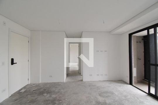 Sala e Cozinha de apartamento à venda com 2 quartos, 80m² em Juvevê, Curitiba