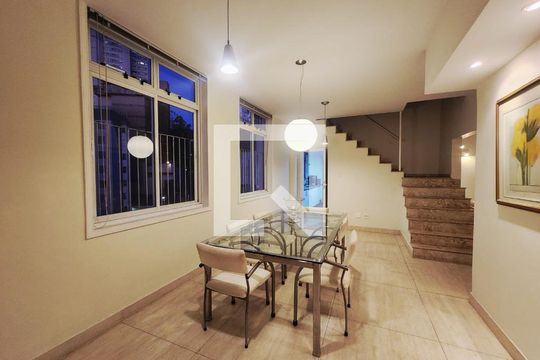 Sala de apartamento para alugar com 6 quartos, 340m² em Gutierrez, Belo Horizonte