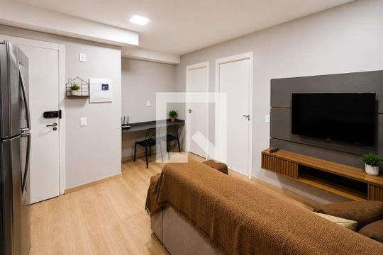 Sala/Cozinha de apartamento para alugar com 2 quartos, 35m² em Sé, São Paulo