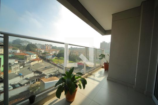 Varanda da Sala de apartamento para alugar com 2 quartos, 57m² em Jardim Valdibia, São Bernardo do Campo