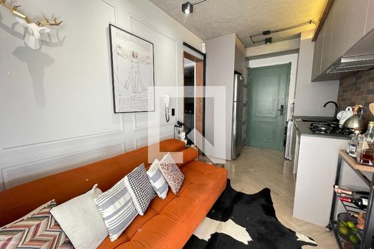 Sala de apartamento à venda com 1 quarto, 29m² em Ferreira, São Paulo