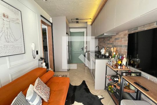 Sala de apartamento à venda com 1 quarto, 29m² em Ferreira, São Paulo