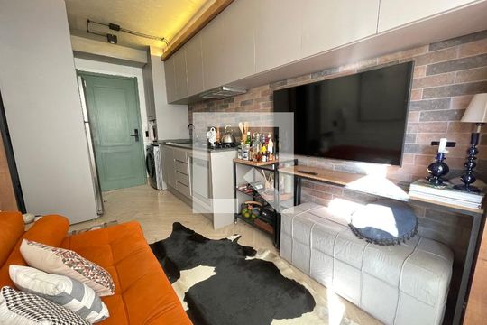Sala de apartamento à venda com 1 quarto, 29m² em Ferreira, São Paulo