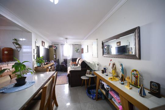 Sala de apartamento para alugar com 2 quartos, 57m² em Conjunto Habitacional Padre Jose de Anchieta, São Paulo