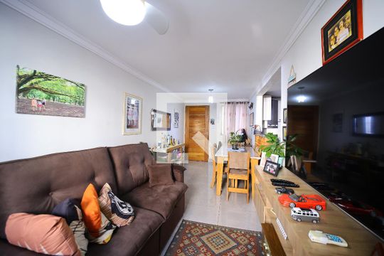 Sala de apartamento para alugar com 2 quartos, 57m² em Conjunto Habitacional Padre Jose de Anchieta, São Paulo