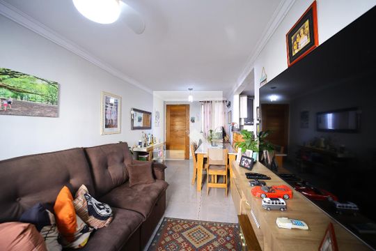 Sala de apartamento para alugar com 2 quartos, 57m² em Conjunto Habitacional Padre Jose de Anchieta, São Paulo