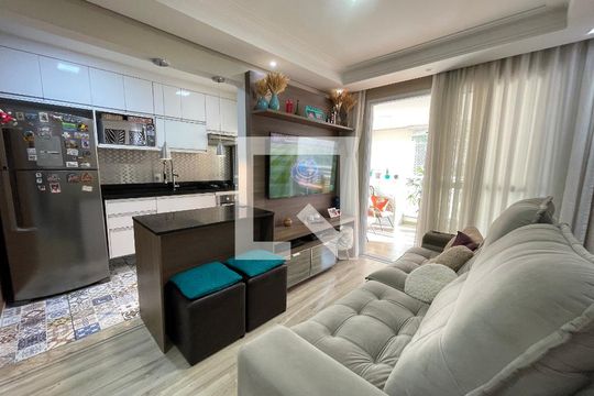 Sala de apartamento à venda com 2 quartos, 78m² em Jaguaré, São Paulo
