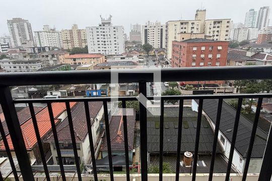 Varanda da Sala de apartamento para alugar com 3 quartos, 84m² em Marapé, Santos