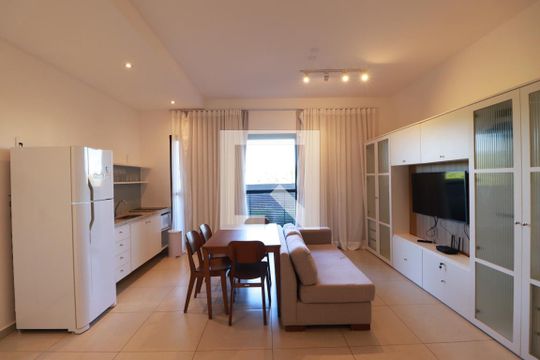 Quarto/Sala de apartamento para alugar com 1 quarto, 42m² em Jardim Nova Alianca Sul, Ribeirão Preto