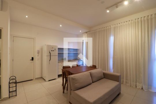 Sala/cozinha de apartamento para alugar com 1 quarto, 42m² em Jardim Nova Alianca Sul, Ribeirão Preto
