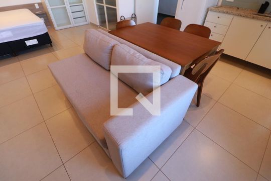 Sala/cozinha de apartamento para alugar com 1 quarto, 42m² em Jardim Nova Alianca Sul, Ribeirão Preto