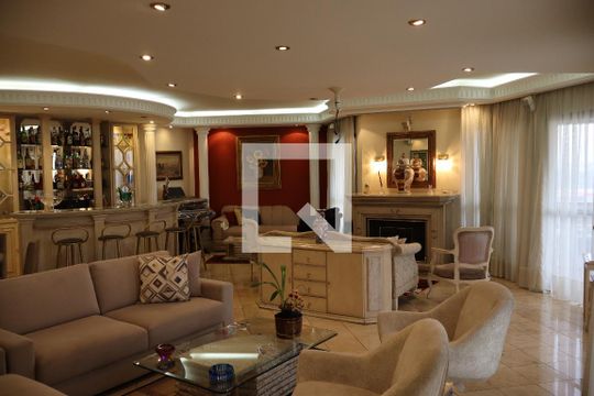 Sala  de apartamento à venda com 4 quartos, 250m² em Camargos, Guarulhos