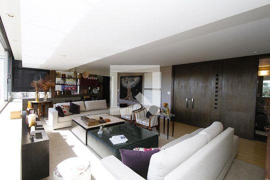 Sala de apartamento à venda com 4 quartos, 517m² em Santa Lúcia, Belo Horizonte