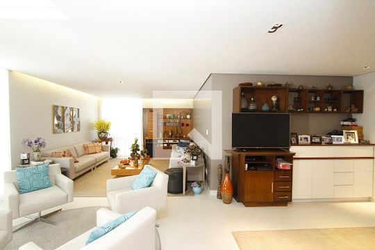 Sala de casa à venda com 5 quartos, 291m² em Luxemburgo, Belo Horizonte