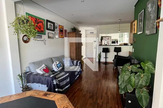 Sala de apartamento à venda com 3 quartos, 75m² em Pompeia, São Paulo