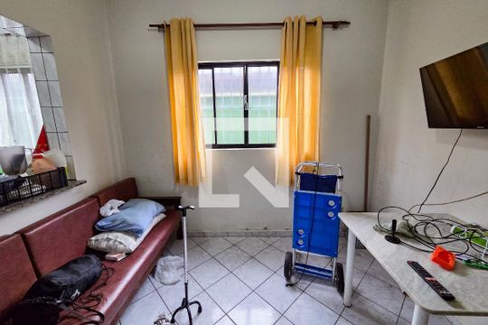 Sala de apartamento para alugar com 1 quarto, 50m² em Aviação, Praia Grande