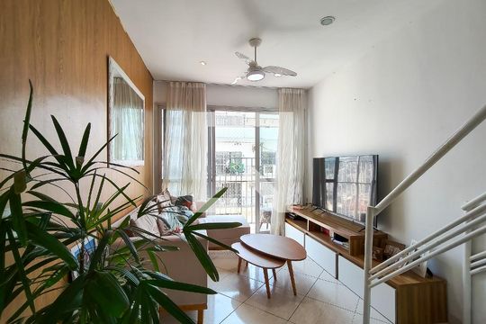 Sala de apartamento à venda com 2 quartos, 135m² em Rio Comprido, Rio de Janeiro
