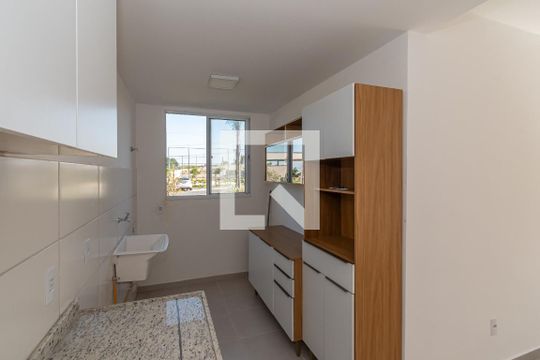 Cozinha e Área de Serviço de apartamento para alugar com 2 quartos, 55m² em Parque Orestes Ongaro, Sumaré
