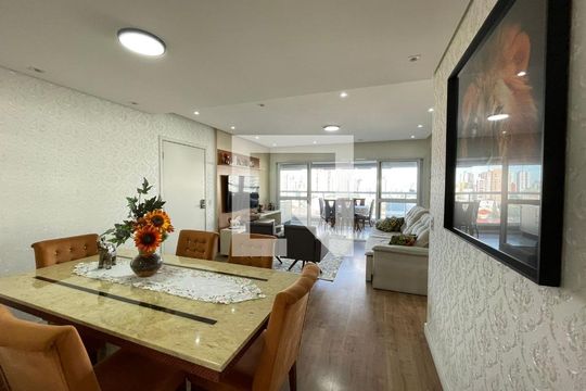 Sala de apartamento para alugar com 3 quartos, 127m² em Tatuapé, São Paulo