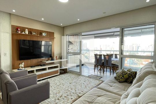 Sala de apartamento para alugar com 3 quartos, 127m² em Tatuapé, São Paulo