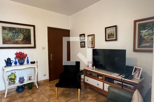 Sala de apartamento para alugar com 2 quartos, 97m² em Gonzaga, Santos