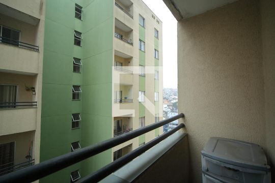 Varanda da Sala de apartamento para alugar com 2 quartos, 56m² em Santa Terezinha, São Bernardo do Campo