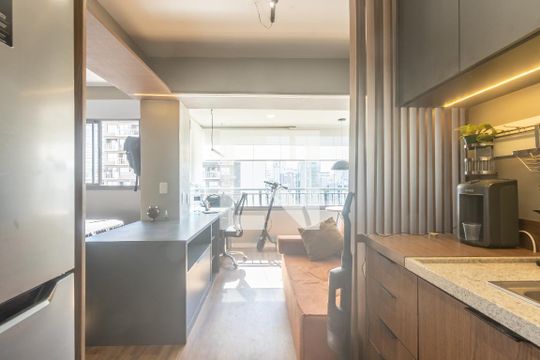 Studio de kitnet/studio para alugar com 1 quarto, 30m² em Vila Nova Conceição, São Paulo