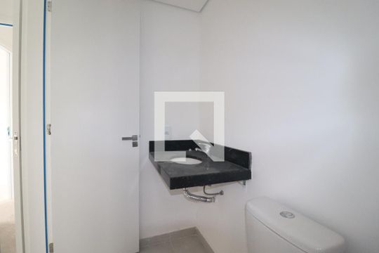 Banheiro Quarto 1 suíte de apartamento à venda com 2 quartos, 49m² em Jardim, Santo André