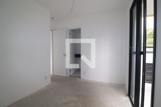 Quarto 1 suíte de apartamento à venda com 2 quartos, 49m² em Jardim, Santo André