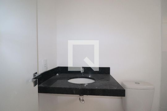 Banheiro Quarto 1 suíte de apartamento à venda com 2 quartos, 49m² em Jardim, Santo André