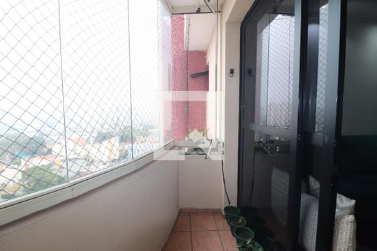 Varanda Sala de apartamento à venda com 3 quartos, 87m² em Vila Assunção, Santo André