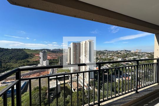 Varanda da Sala de apartamento para alugar com 2 quartos, 70m² em Empresarial 18 do Forte, Barueri