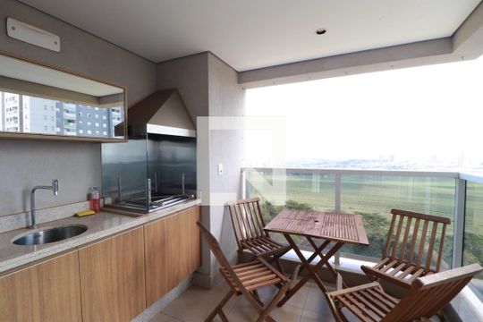 Varanda  de apartamento para alugar com 3 quartos, 93m² em Quinta da Primavera, Ribeirão Preto