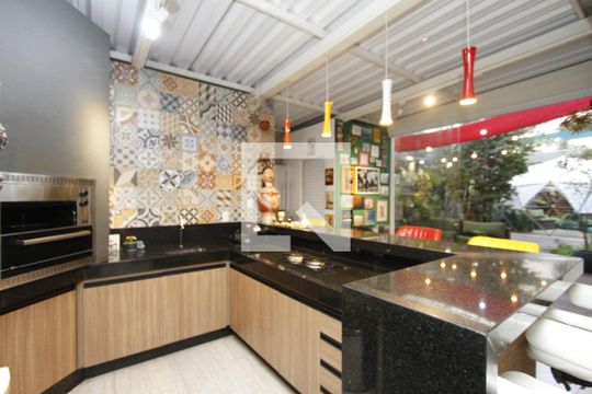 Área gourmet de apartamento à venda com 4 quartos, 231m² em Barroca, Belo Horizonte