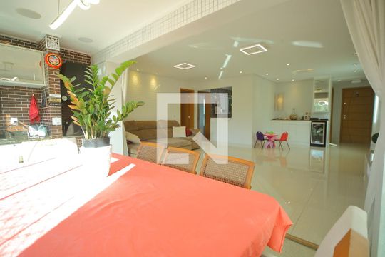 Sala de apartamento à venda com 3 quartos, 133m² em Vila Dayse, São Bernardo do Campo