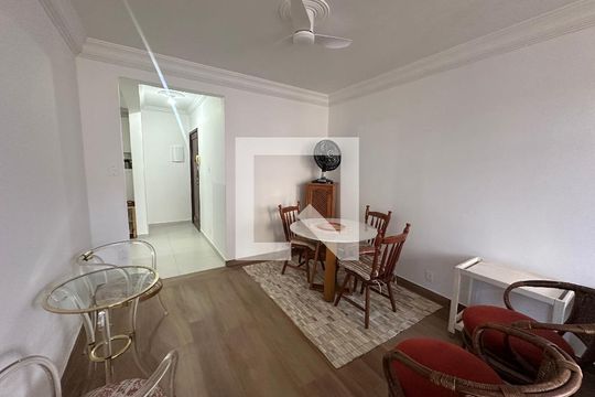 Sala de apartamento para alugar com 2 quartos, 110m² em Itararé, São Vicente