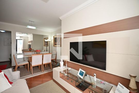 Sala de apartamento à venda com 3 quartos, 90m² em Vila Sonia, São Paulo