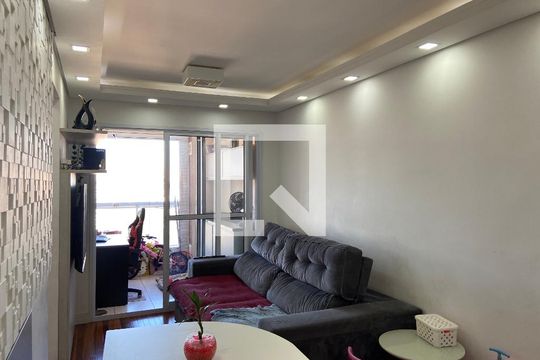 Sala de apartamento à venda com 2 quartos, 54m² em Vila Osasco, Osasco