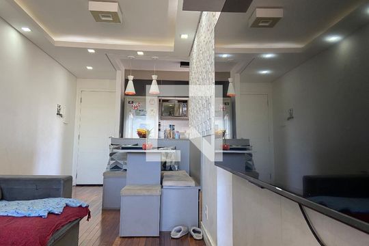 Sala de apartamento à venda com 2 quartos, 54m² em Vila Osasco, Osasco