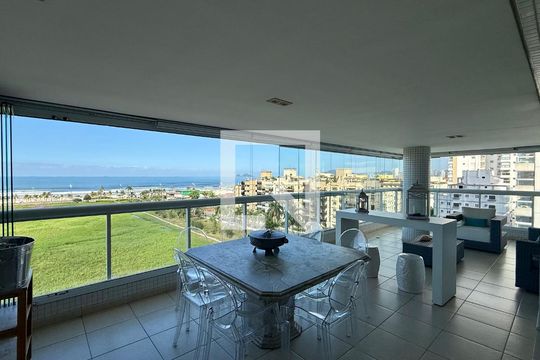 Varanda de apartamento para alugar com 5 quartos, 200m² em Jardim das Conchas, Guarujá