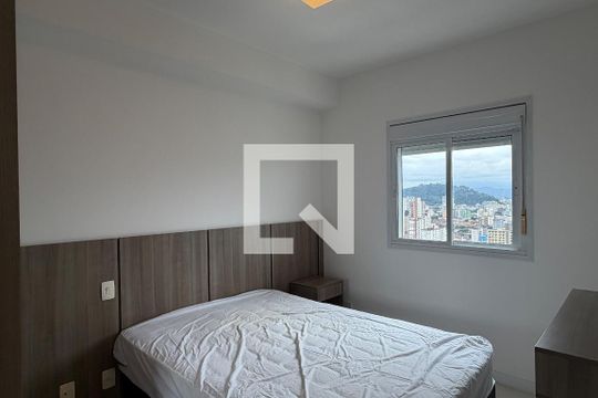 Suíte de apartamento para alugar com 1 quarto, 47m² em Boqueirão , Santos