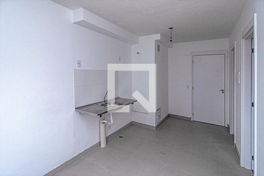 sala e cozinha compartilhadas_3 de apartamento à venda com 1 quarto, 25m² em Sacoma, São Paulo