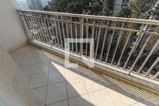 Varanda da Sala de apartamento para alugar com 2 quartos, 64m² em Parque São Lucas, São Paulo