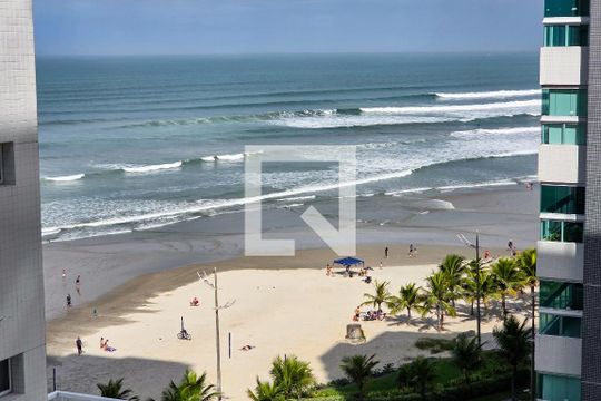 Varanda de apartamento para alugar com 1 quarto, 53m² em Maracanã, Praia Grande