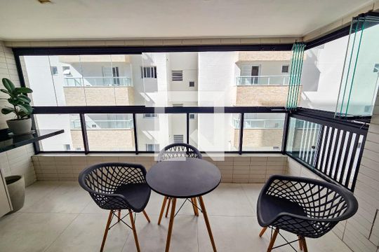 Varanda de apartamento para alugar com 1 quarto, 53m² em Maracanã, Praia Grande
