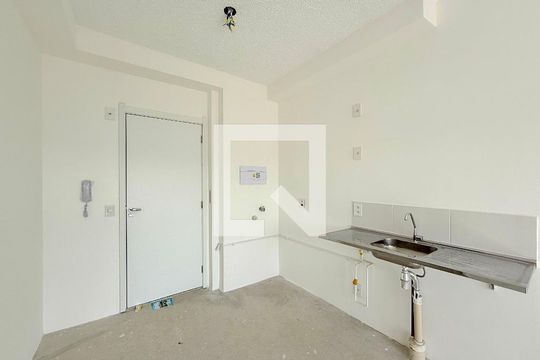 Cozinha de apartamento à venda com 1 quarto, 33m² em Brooklin, São Paulo